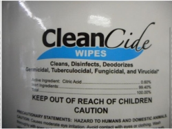 Rental store for WIPES, DISINFECTING CLEANCIDE in San Jose CA